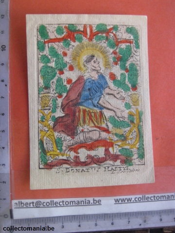 Chromo Trade Card Saints Sankta 